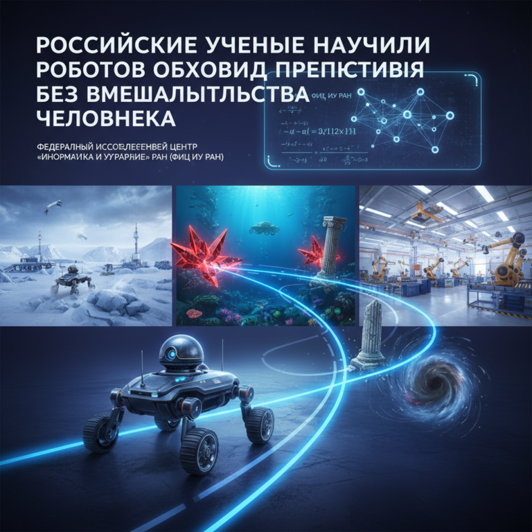 Российские ученые научили роботов обходить препятствия без вмешательства человека